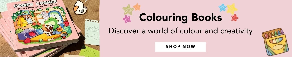 Kids & NonFic Colouring Books Banner